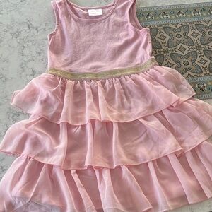 Hanna Andersson Pink Tiered Kids Dress